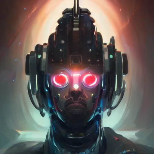 Image similar to portrait of a handsome cybernetic male, cyberpunk concept art by pete mohrbacher and artgerm and wlop and greg rutkowski and deathburger, digital art, highly detailed, intricate, sci-fi, sharp focus, Trending on Artstation HQ, deviantart, unreal engine 5, 4K UHD image