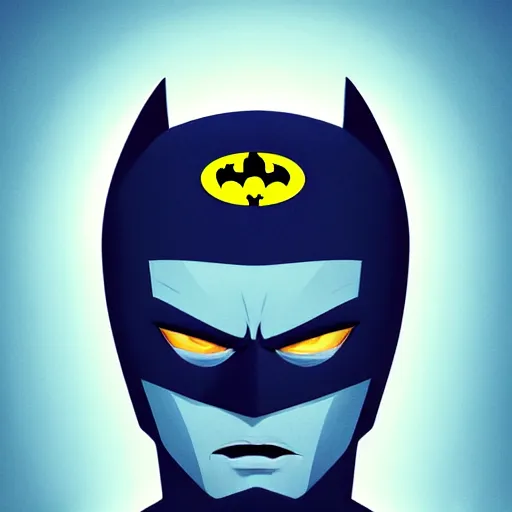 Image similar to face icon stylized minimalist batman, loftis, cory behance hd by jesper ejsing, by rhads, makoto shinkai and lois van baarle, ilya kuvshinov, rossdraws global illumination