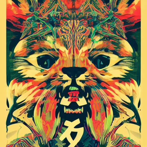 Image similar to a poster design by wang 2 mu, behance,