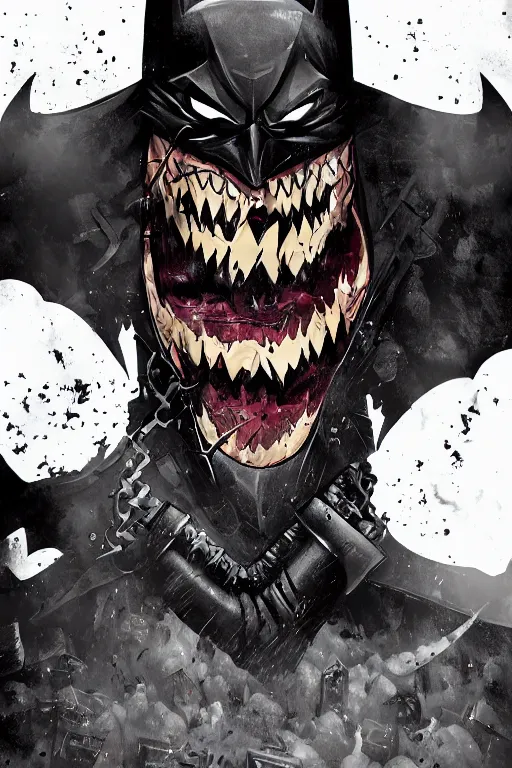 Prompt: the batman who laughs, comic strip style, dynamic lighting, fantasy concept art, trending on art station, stunning visuals, creative, cinematic, portrait, ultra detailed