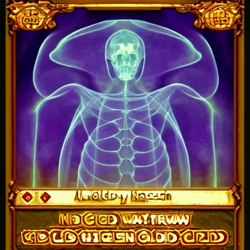 Prompt: x - ray of an old god