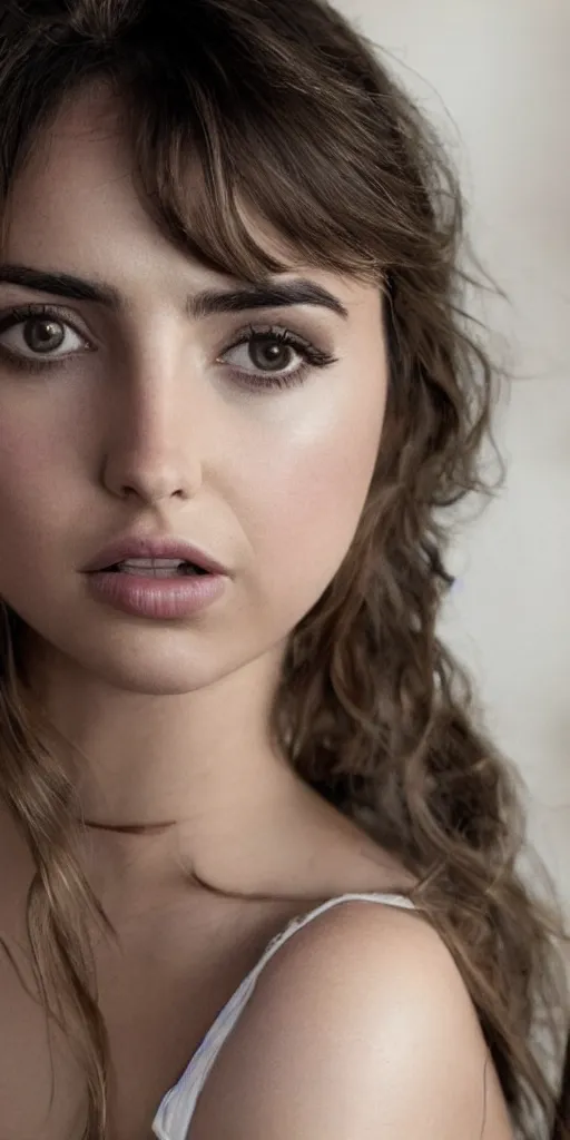 Image similar to ana de armas portrait, film still,