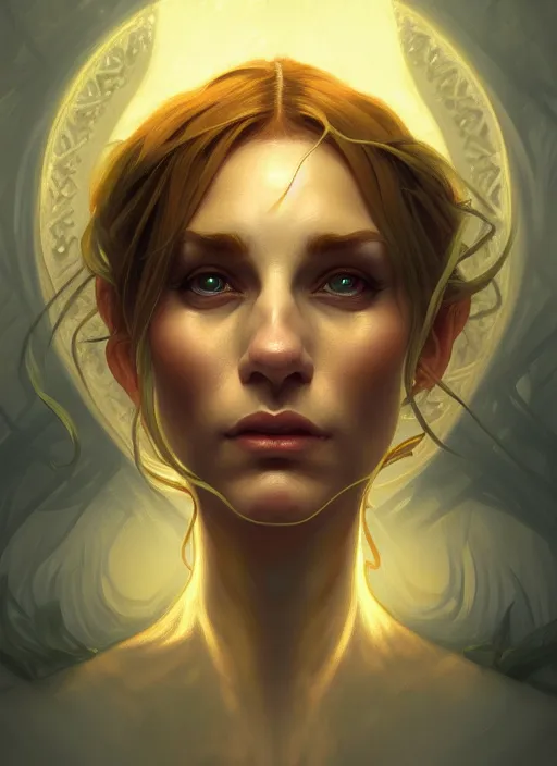 Image similar to symmetry portrait of leprechaun, intricate, elegant, highly detailed, digital painting, artstation, concept art, smooth, sharp focus, illustration, art by artgerm and greg rutkowski and alphonse mucha, 8 k