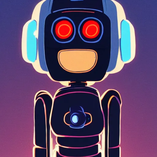 Image similar to a robot with a crt monitor for a head and wearing a leather bomber jacket, black sweatpants, studio ghibli, character design, high resolution