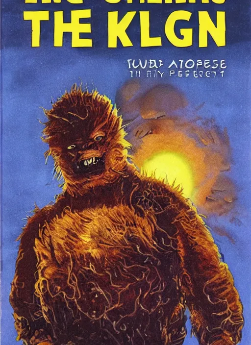 Image similar to The Thing (1982), Goosebumps book cover