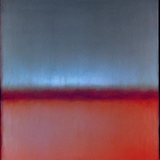 Prompt: the abstract painting'arctic void ', by caspar david friedrich, by rothko!