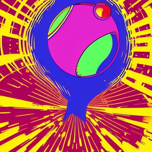 Image similar to 2 planet collapse particle fusion element macro cosmic art by butcher billy, sticker, colorful, illustration, highly detailed, simple, smooth and clean vector curves, no jagged lines, vector art, smooth andy warhol style