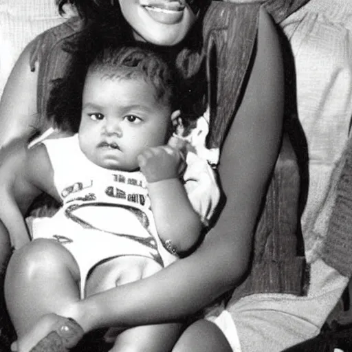 Image similar to Rihanna as a Baby