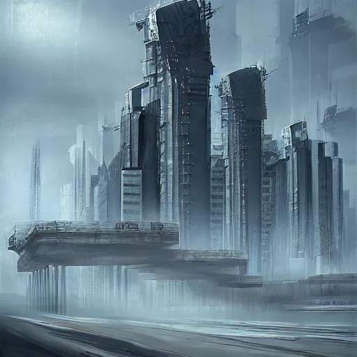 Prompt: dystopia futuristic Russia, digital art,