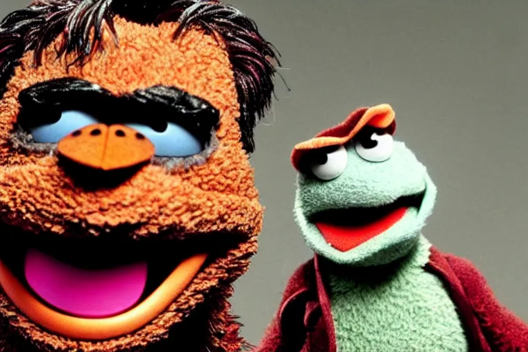 Image similar to Bruce Campbell as Ash in Evil Dead muppets