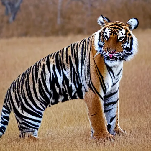 Prompt: a yawning tiger wearing a hoodie knitted sweater