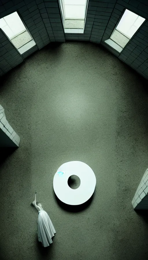 Image similar to Abstract representation of ying Yang concept, by gregory crewdson
