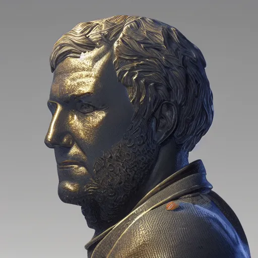 Image similar to portrait of russia bronze statue, reflect, 8 k uhd, unreal engine, octane render in the artstyle of finnian macmanus, john park and greg rutkowski