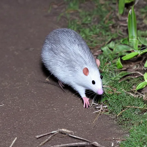 Image similar to elusive white drain rat