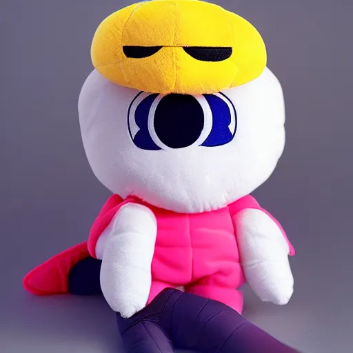 Prompt: cute fumo plush of a boy who loves to party, three point lighting, jellyfish, refractive optics, vray