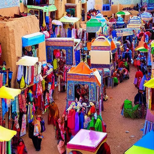 Prompt: moroccan festivals holidays