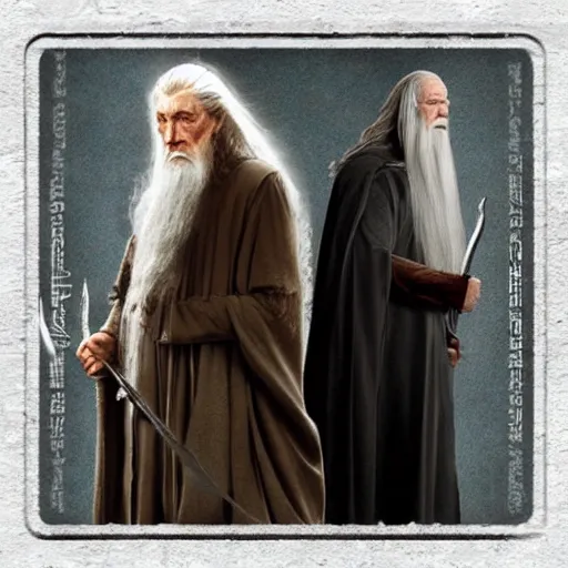 Prompt: gandalf in the matrix