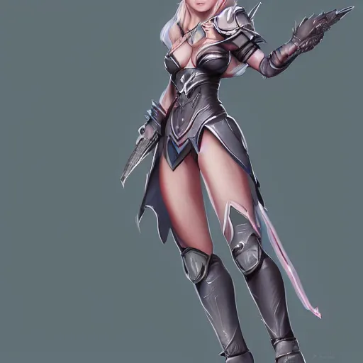 Image similar to female fantasy warrior in the style of Artgerm, WLOP, Rossdraws, trending on artstation H- 768