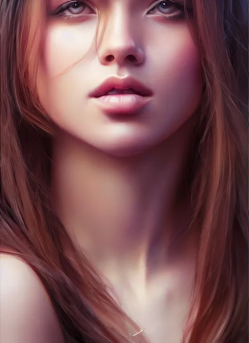 Image similar to photo of a gorgeous young woman in the style of stefan kostic, realistic, sharp focus, 8k high definition, insanely detailed, intricate, elegant, art by stanley lau and artgerm