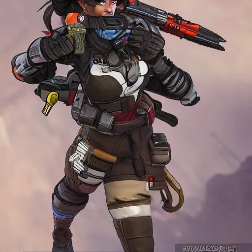 Image similar to Loba From apex legends,