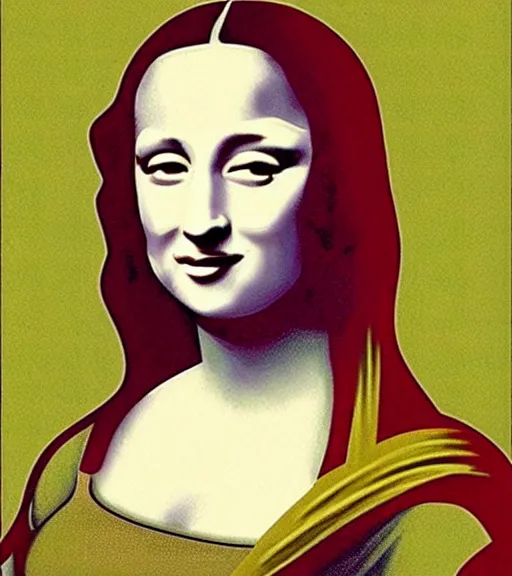 Image similar to the Mona Lisa reimagined as Marilyn Monroe