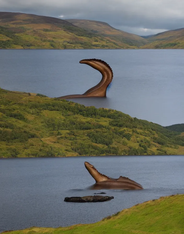 Image similar to plesiosaur loch ness in scotland