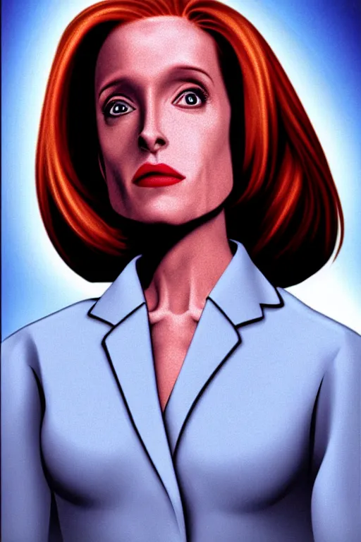 Image similar to alien dana scully