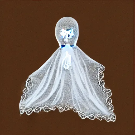 Image similar to a lace ghost