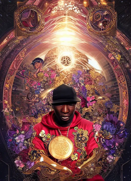 Prompt: grand master flash surrounded by starlight, moon behind, chinese fantasy, intricate complexity, elegant, hyper detailed, ultra definition, photoreal, artstation, unreal engine rendered, concept art, smooth, sharp focus, illustration, art by artgerm and studio photography and alphonse mucha and garis edelweiss