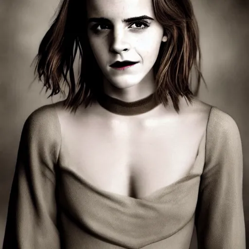Prompt: emma watson as a vampire