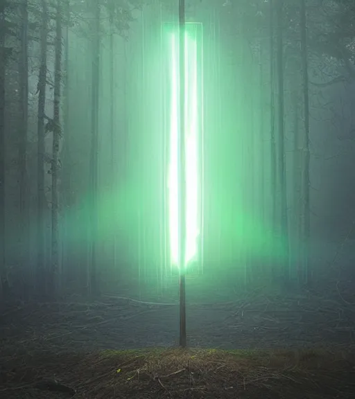 Image similar to lokah samastah sukhino bhavantu vertical green laser light, iphone 1 3 pro max, painting art, volumetric lighting, majestic light, ethereal, hyperrealistic, at night, epic, masterpiece, by reuben wu