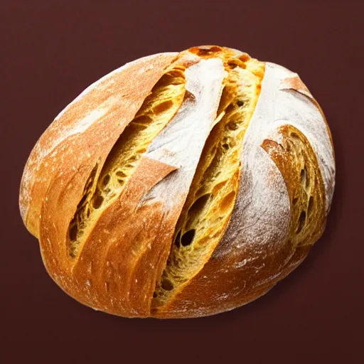 Image similar to bread in space