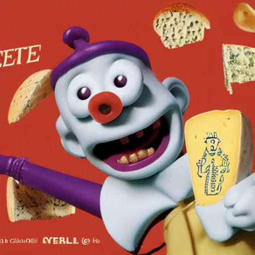 Prompt: cheese gromit