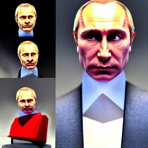 Image similar to model of person looking like vladimir putin in marvel universe, photorelistic, cool view