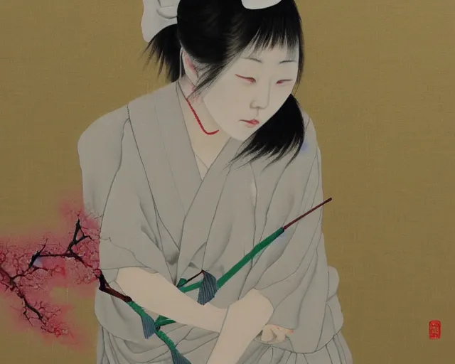 Image similar to a painting by otake chikuha