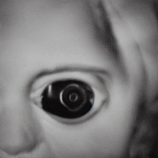 Image similar to portrait of a grown angry child, camera footage, found footage, f 3. 5, photography