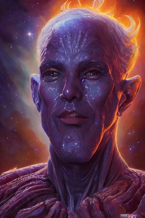 Prompt: beautiful oil painting with high detail of a wise Space ent(Crying Massively) made of stars and plasma, hybrid from dungeons and dragons and art direction by James Cameron ;by artgerm; wayne reynolds art station; cinematic quality character render; low angle; ultra high quality model; production quality cinema model