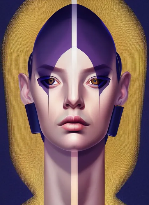 Image similar to symmetry!! portrait of female android, intricate, elegant, highly detailed, digital painting, artstation, concept art, smooth, sharp focus, illustration, art by fra angelico