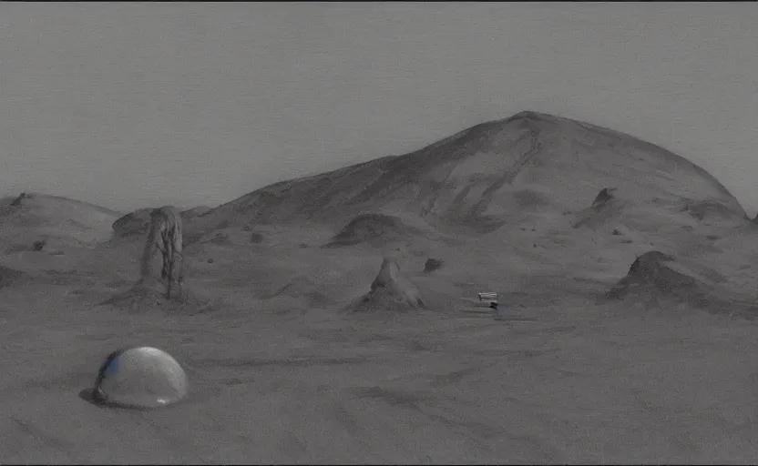 Prompt: finely detailed photorealistic exotic alien landscape by John Schoenherr