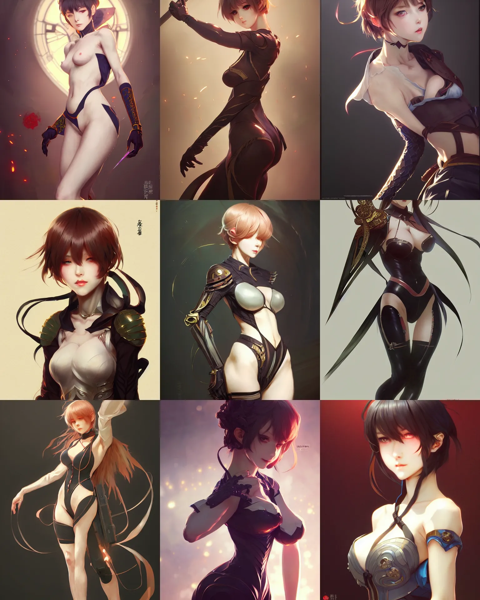 Prompt: perky character yelan from video game genshin impact, dark light night, intricate, elegant, sharp focus, illustration, highly detailed, concept art, matte, art by wlop and artgerm and greg rutkowski and alphonse mucha and and sakimichan and kidmo, anime, trending on artstation