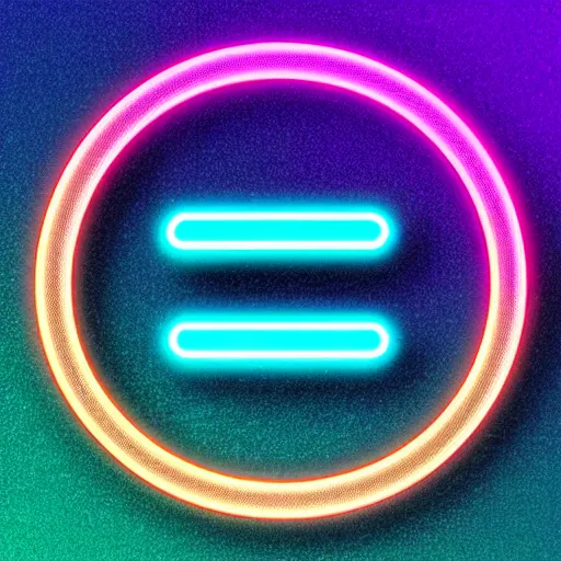 Image similar to letter 'A' retrowave neon style on clean black background