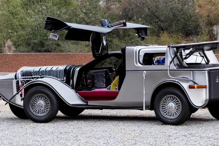 Image similar to pickup truck 1 9 2 2 delorean