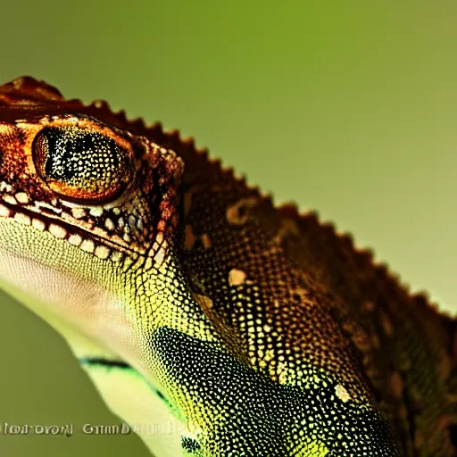 Prompt: gecko by macro shot 5 0 mm f 2
