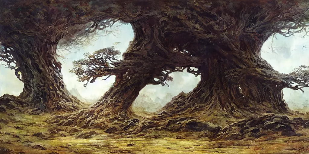 Image similar to supernova, giant tree made from asteroids in open space, painted by steve mccurry, ruan jia, raymond swanland, lawrence alma tadema, zdzislaw beksinski, norman rockwell, jack kirby, tom lovell, alex malveda, greg staples