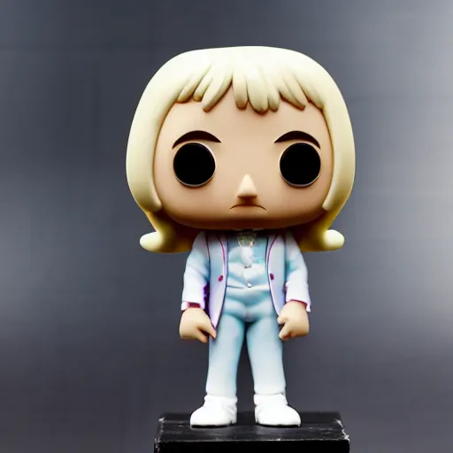 Image similar to Jimmy Saville as a Funko Pop, Studio light, sharp focus,