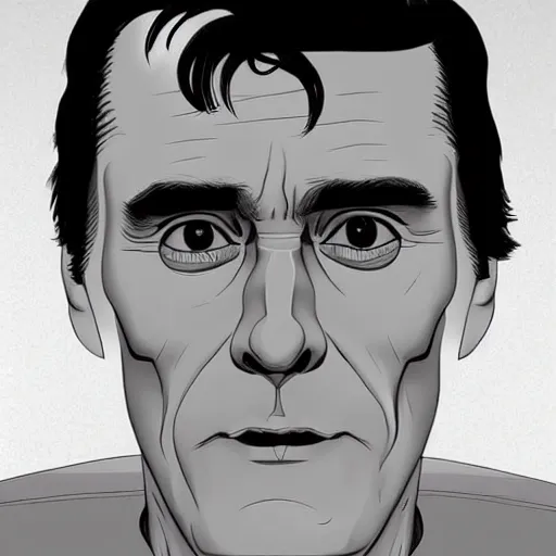 Image similar to “ jim carrey retro minimalist portrait by jean giraud, moebius starwatcher comic, sharp, smooth face, 8 k ”