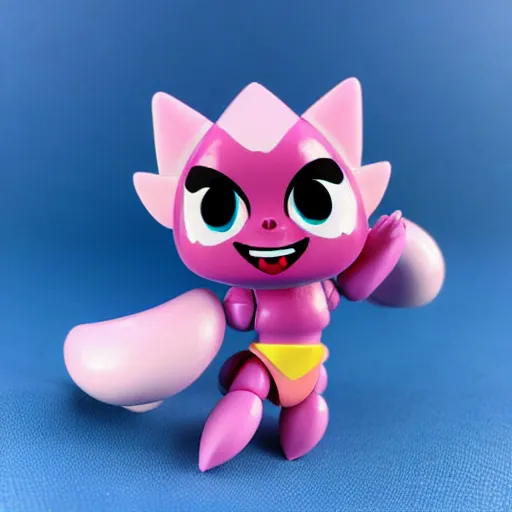 Prompt: spinel from steven universe, toy, kids toy, action figure