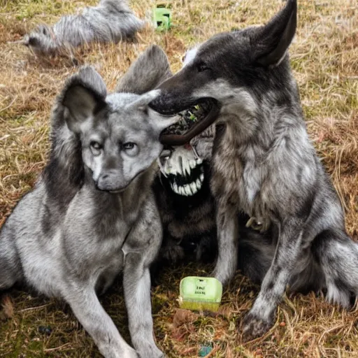 Image similar to fenrir creepy and the other beans