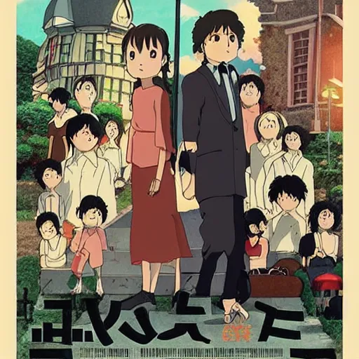 Prompt: a movie poster of a movie called love and hate, by Studio Ghibli