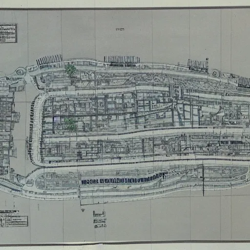 Prompt: a blueprint of a utupian city, detailed